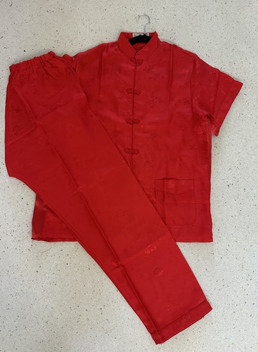 Oriental silk pyjama set - pyjama,