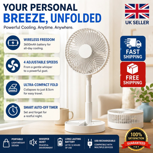 Ezcool cordless fan - ezcool, new