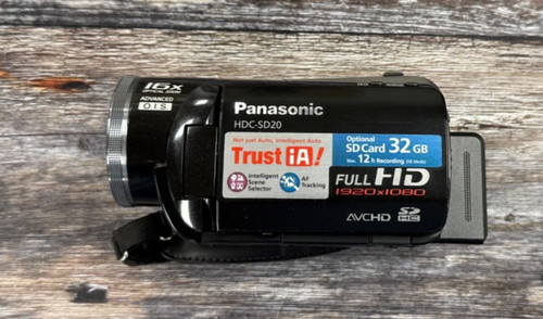 Panasonic hdc sd20 - panasonic, full