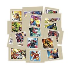 PHQ Postcards 2019 Set 454 - MARVEL: BRITISH COMIC ARTISTS - Unused - 16 Cards