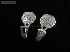 2 Tassel Tieback Hooks Metal Works Curtain Tie Back Wall Tie-back Fixing Fitting