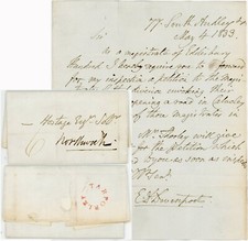 1839 LETTER DAVENPORT