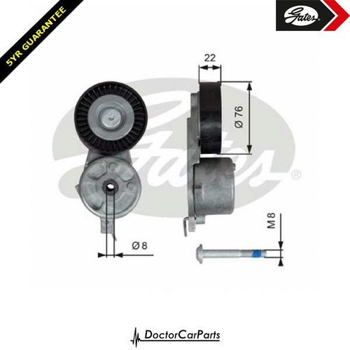 Gates belt tensioner pulley - gates,