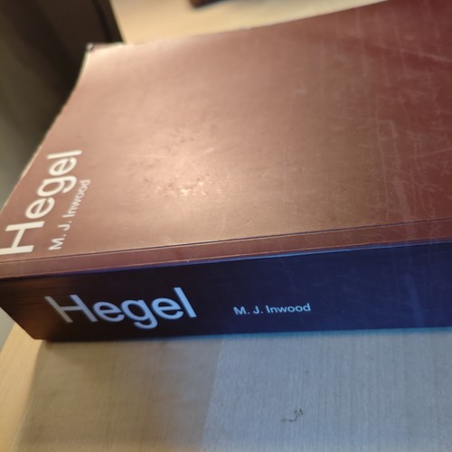 Hegel inwood hardcover book - by,