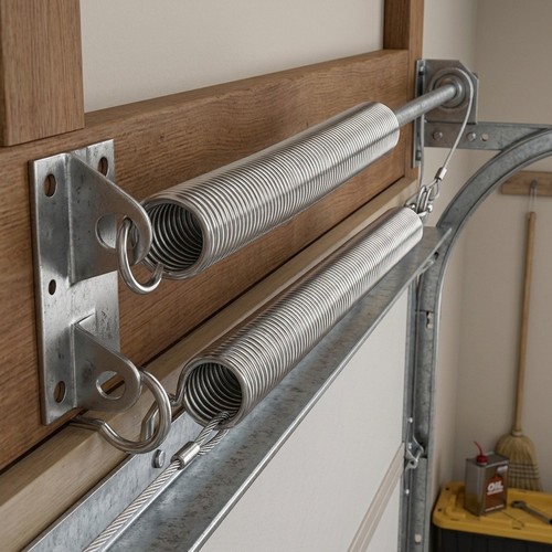 Garage door tension springs - garage,