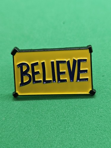 Ted lasso believe metal enamel - ted,