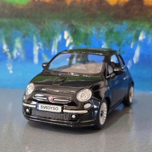 Kinsmart black fiat - fiat, 1:28