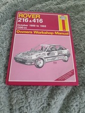 Haynes Rover 216 & 416 Petrol Engine Repair Manual 1989-1992