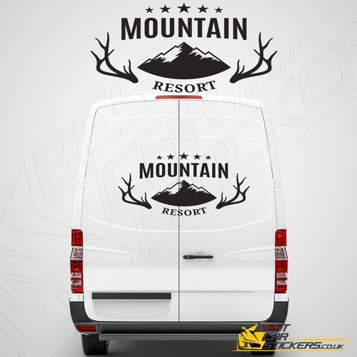 Van mountain compass vinyl - van,