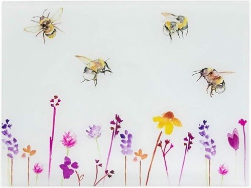 Busy bees glass - busy, chopping