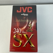  VHS JVC 240 SX Blank VHS
