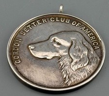Vintage sterling silver dog - silver,