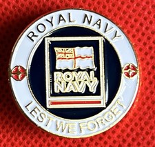 Royal Navy Poppie Lapel Badge Poppie Forces Remembrance 
