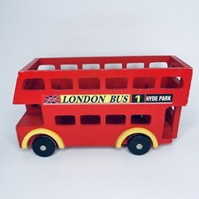 Vintage Wooden London Bus