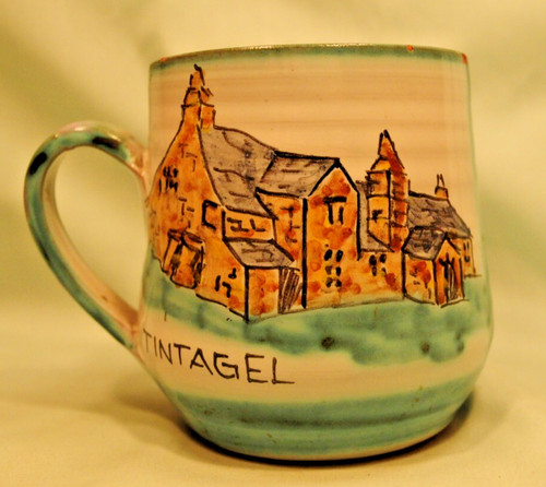 Tintagel pottery old post - old,