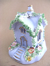 Antique Staffordshire pastille burner- lilac