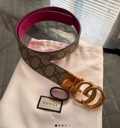 Gucci beige belt 70cm - gucci,