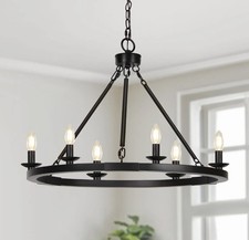 Black Farmhouse Chandelier