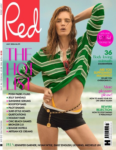 Red magazine full size - magazine, issue
