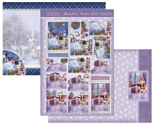 Hunkydory dreaming santa - dreaming, &