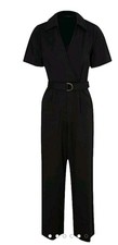 Nwt black wide leg jersey