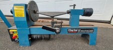 Clarke woodworker 13" mini wood lathe electronic variable speed DIY tools used