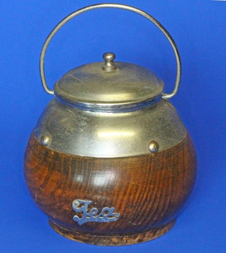 Antique vintage wooden tea