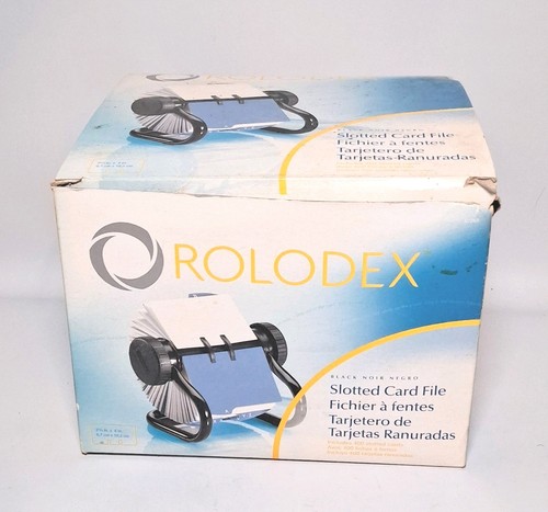 Rolodex 400 slotted - 400, card