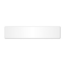 10 x CLEAR ACRYLIC NUMBER
