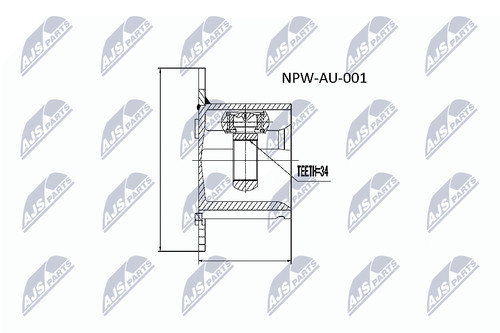 Nty npw 001 joint kit - nty, npw-au-001