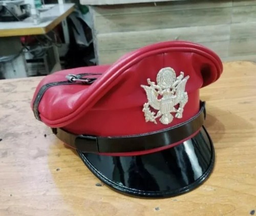 Genuine real leather - leather, army