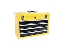 4 draw + top tray tool box