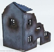 Normandy Half Ruined Farm House -  28mm World War 2 WWII Wargames Terrain