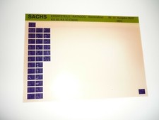 Sachs Spare Parts List