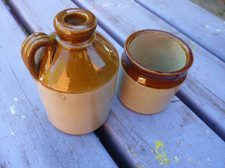 Vintage Small Stoneware Glazed