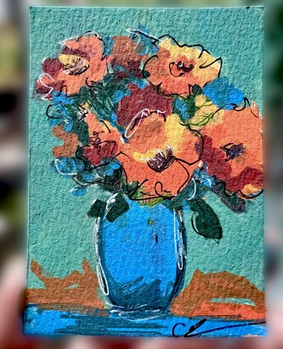 Aceo original painting - original,