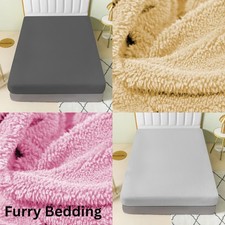 Extra deep teddy fleece fitted - deep,