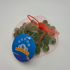 Bag of Glass Marbles – Green