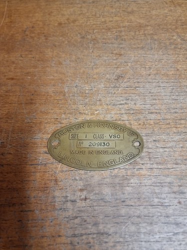 Vintage ruston hornsby - &,