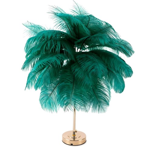 Creative green ostrich - creative, feather