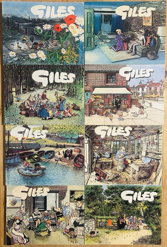 Giles cartoons books - cartoons, bundle