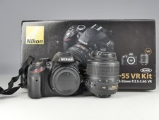 NIKON D3200 DIGITAL SLR CAMERA + 18-55MM KIT ZOOM LENS BOXED LOW SHUTTER COUNT