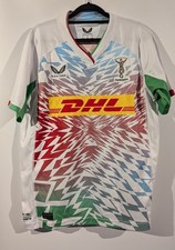 Harlequins Castore 24/25 Away shirt size m white rugby premiership 