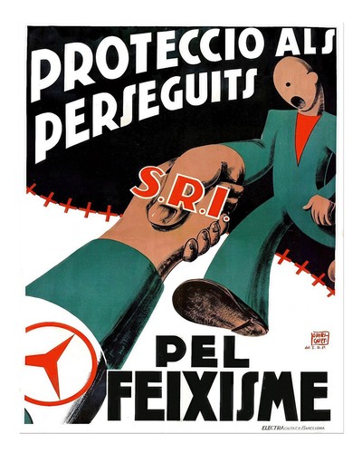 Vintage political wall art