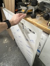 40mm Solid Clear Perspex Acrylic Sheet 1200mm X 800mm In Excellent Condition !!