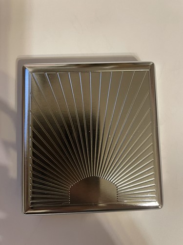 Art deco silver sunbeam - silver, 2-clip