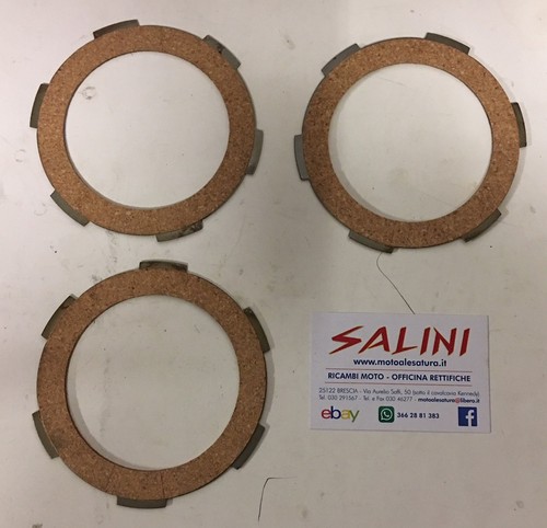 Series clutch discs lined