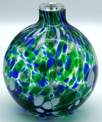 Hand blown glass oil lamp - hand,