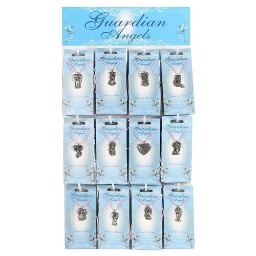 Guardian angel charm necklace - guardian,