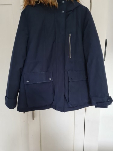Next used parka coat - size, 14